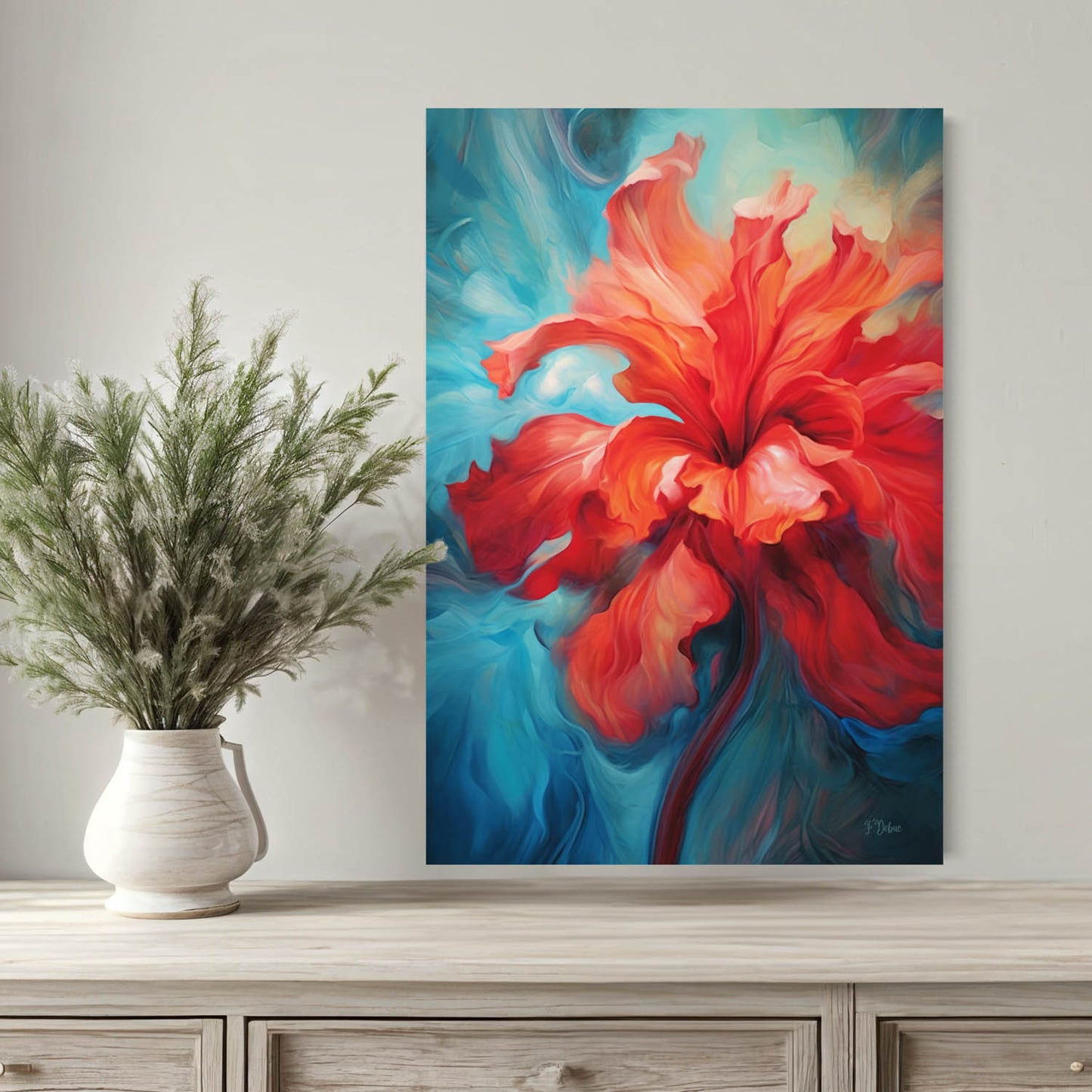 Hibiscus Bloom - Canvas Wall Art