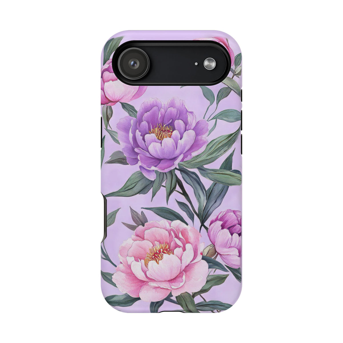 Lilac Peony - Magnetic iPhone Case