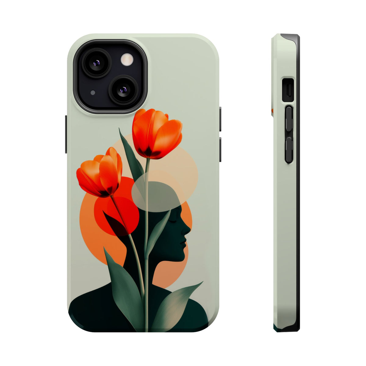 Tulip Silhouette - Magnetic iPhone Case