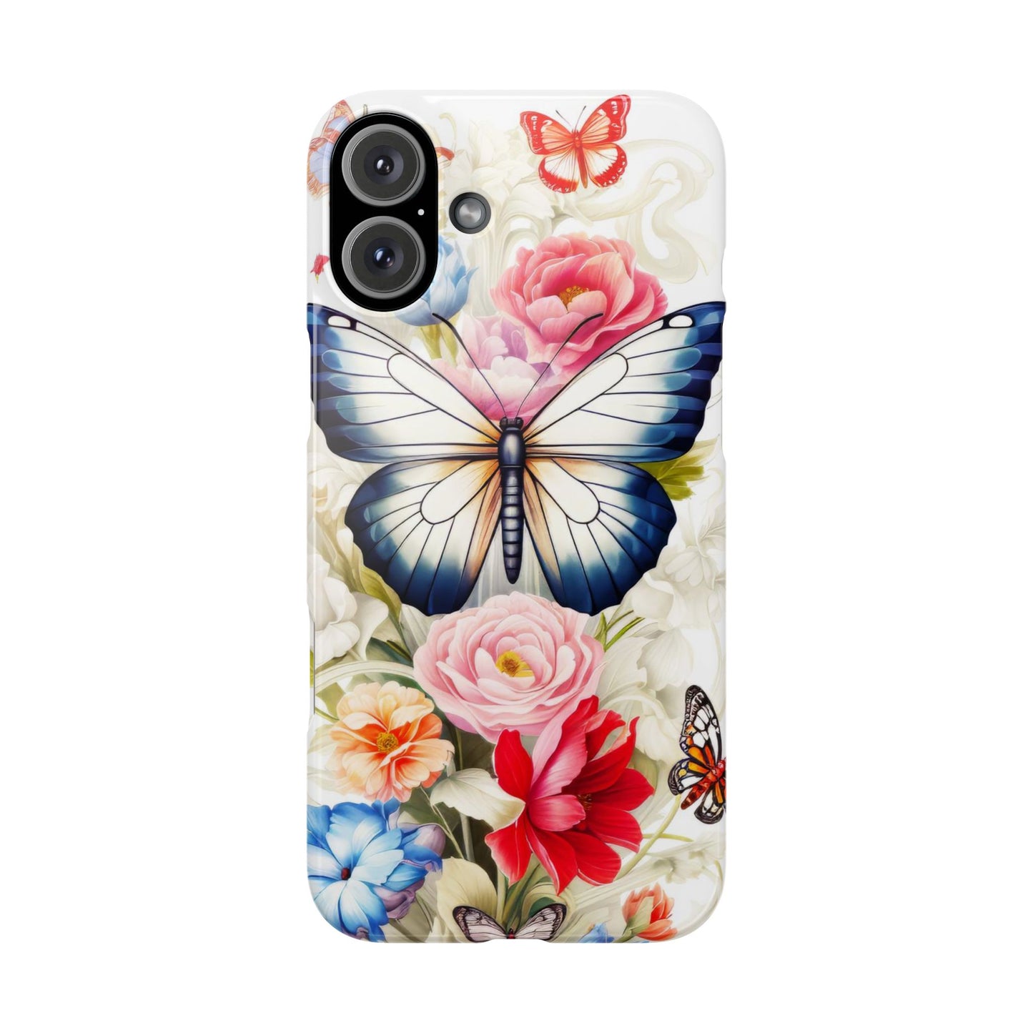 Butterfly Floral - iPhone Case
