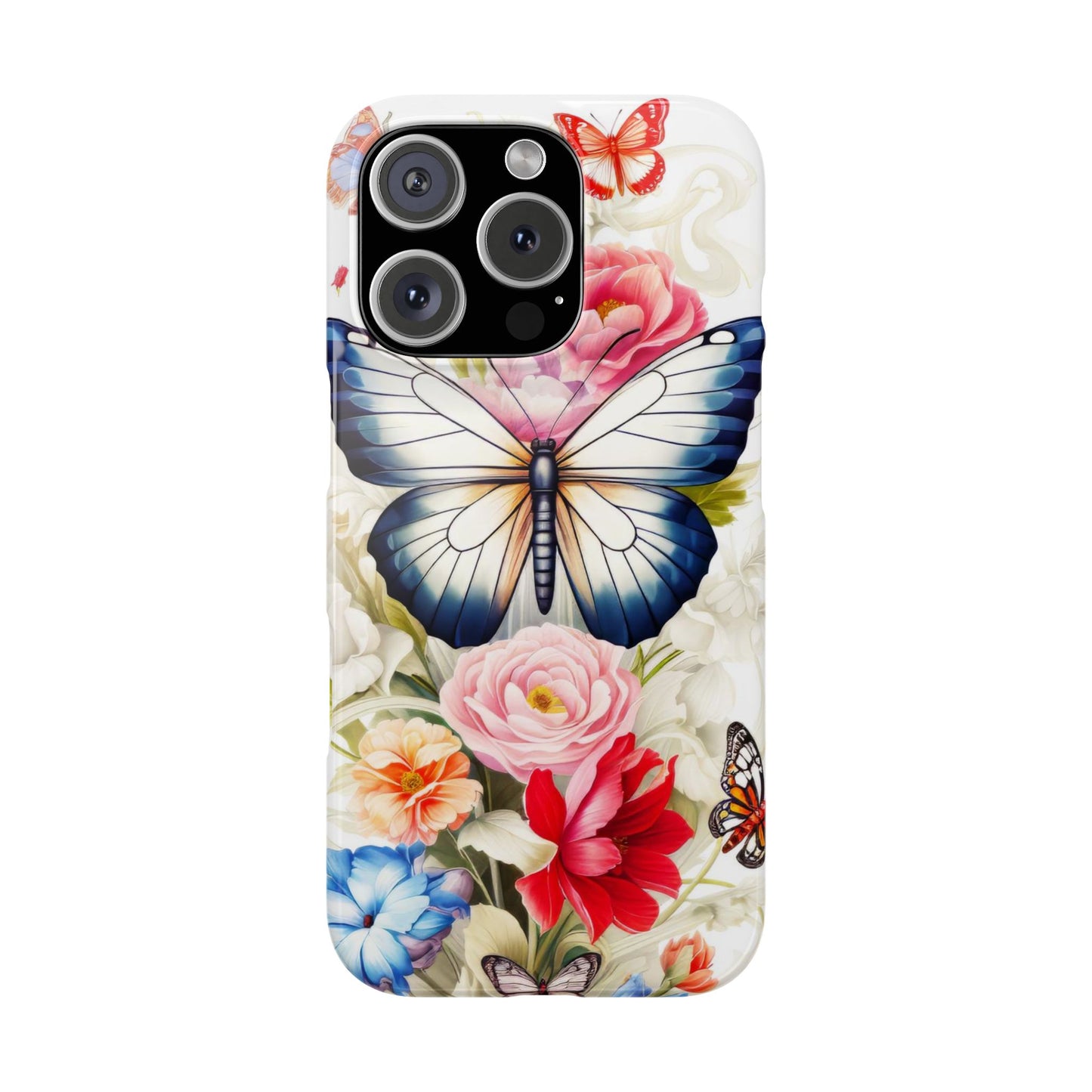 Butterfly Floral - iPhone Case