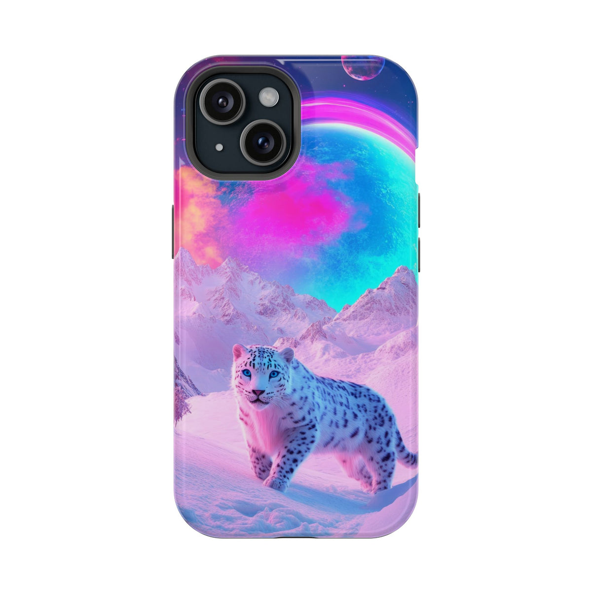 Snow Leopard - Magnetic iPhone Case