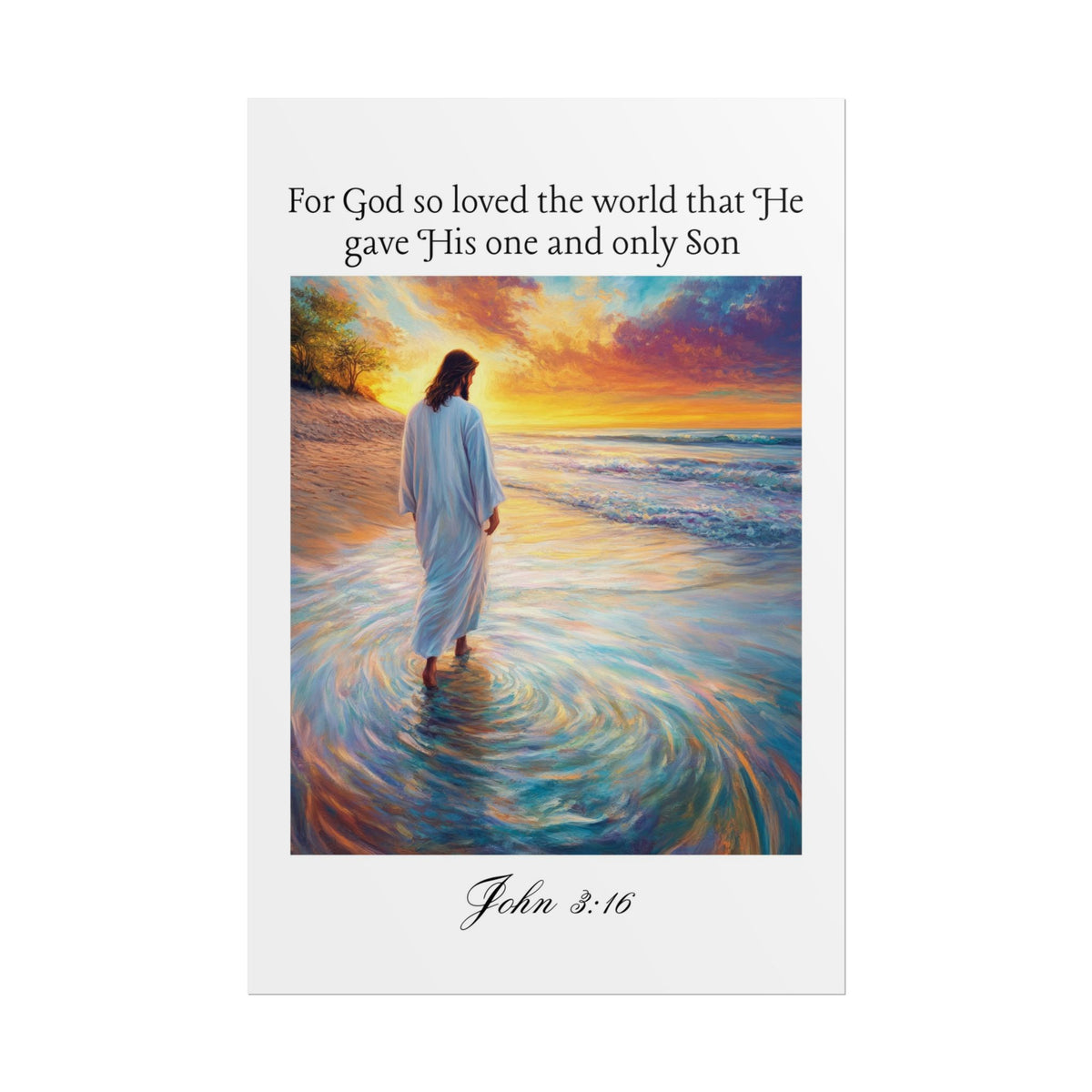 For God So Loved - Art Print
