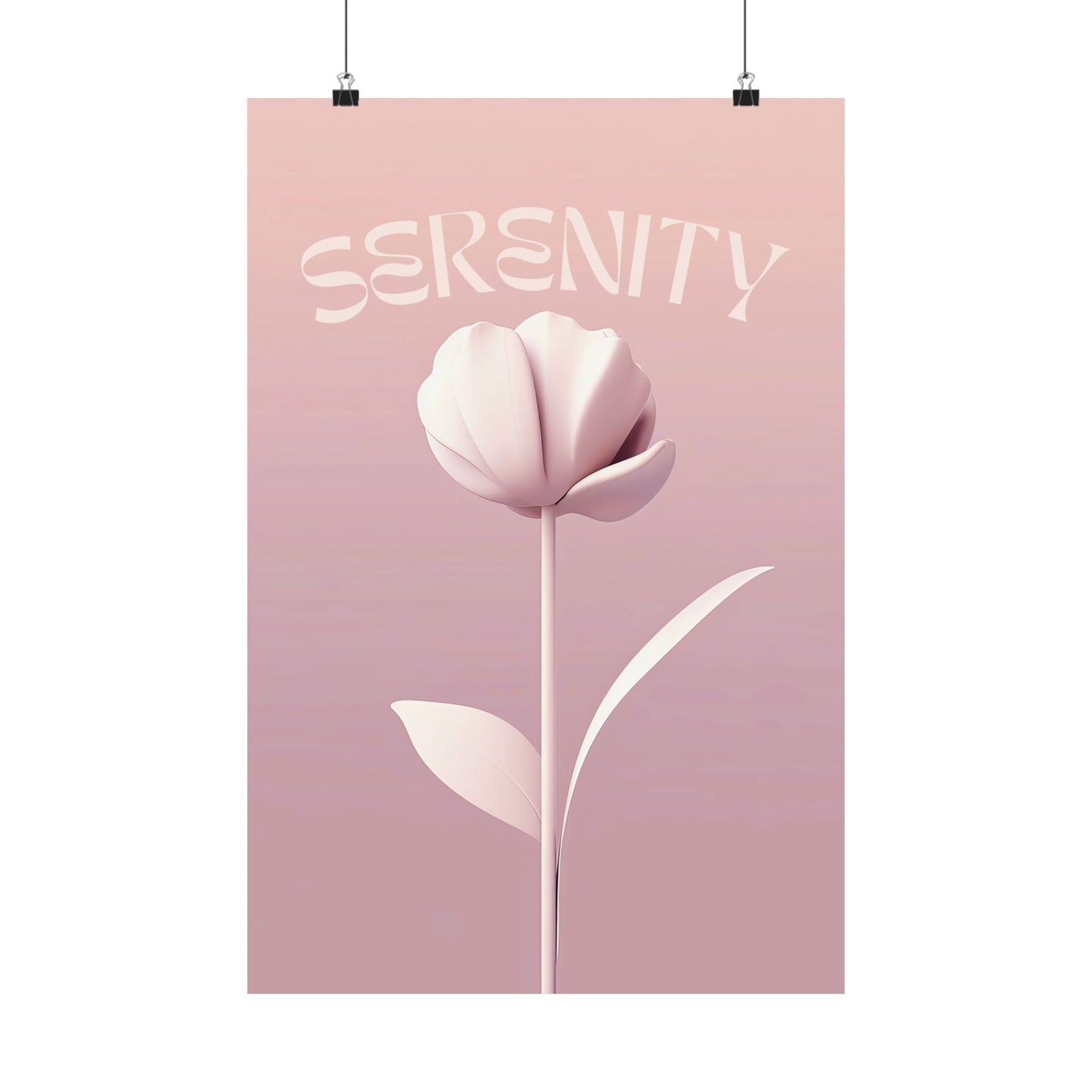 Pure Serenity – Floral Art Print