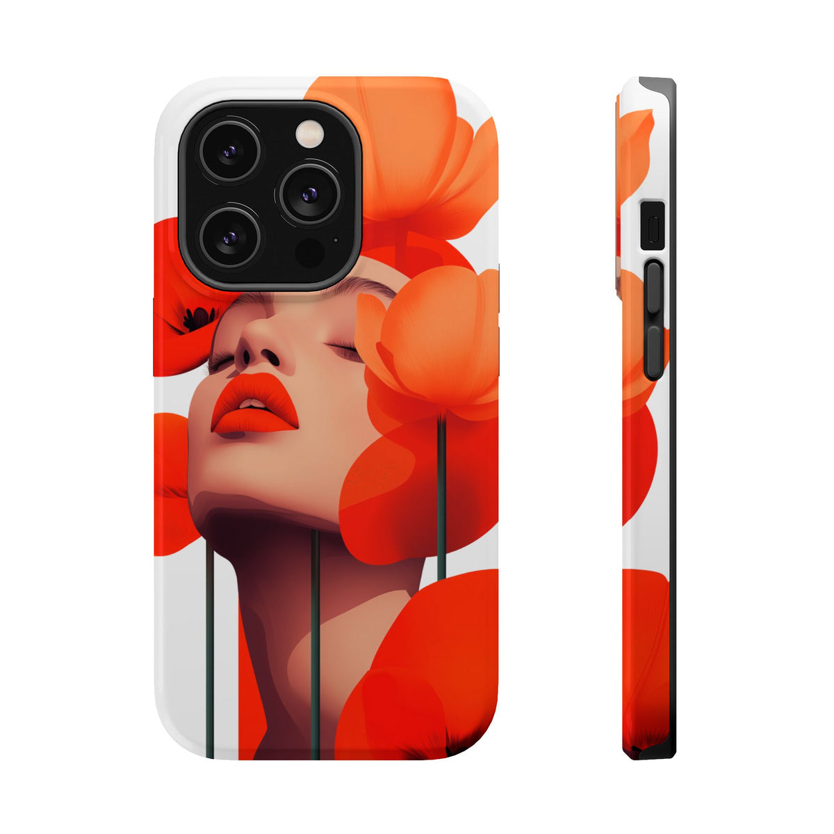 Dahlia Portrait - Magnetic iPhone Case