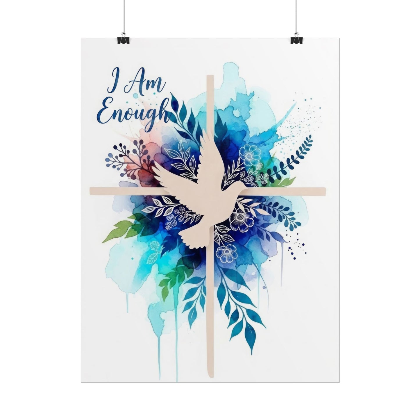 I Am Enough - Christian Art Print