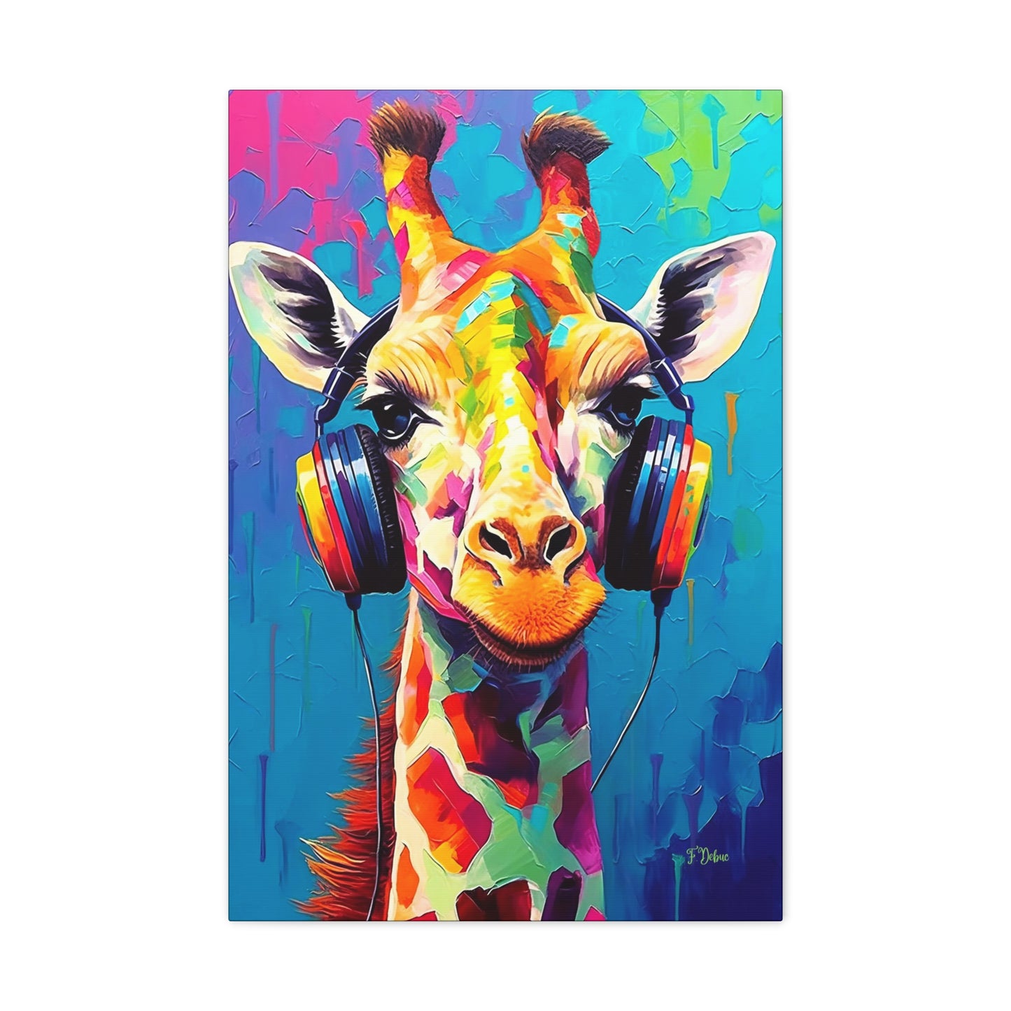 Graceful Giraffe - Canvas Wall Art