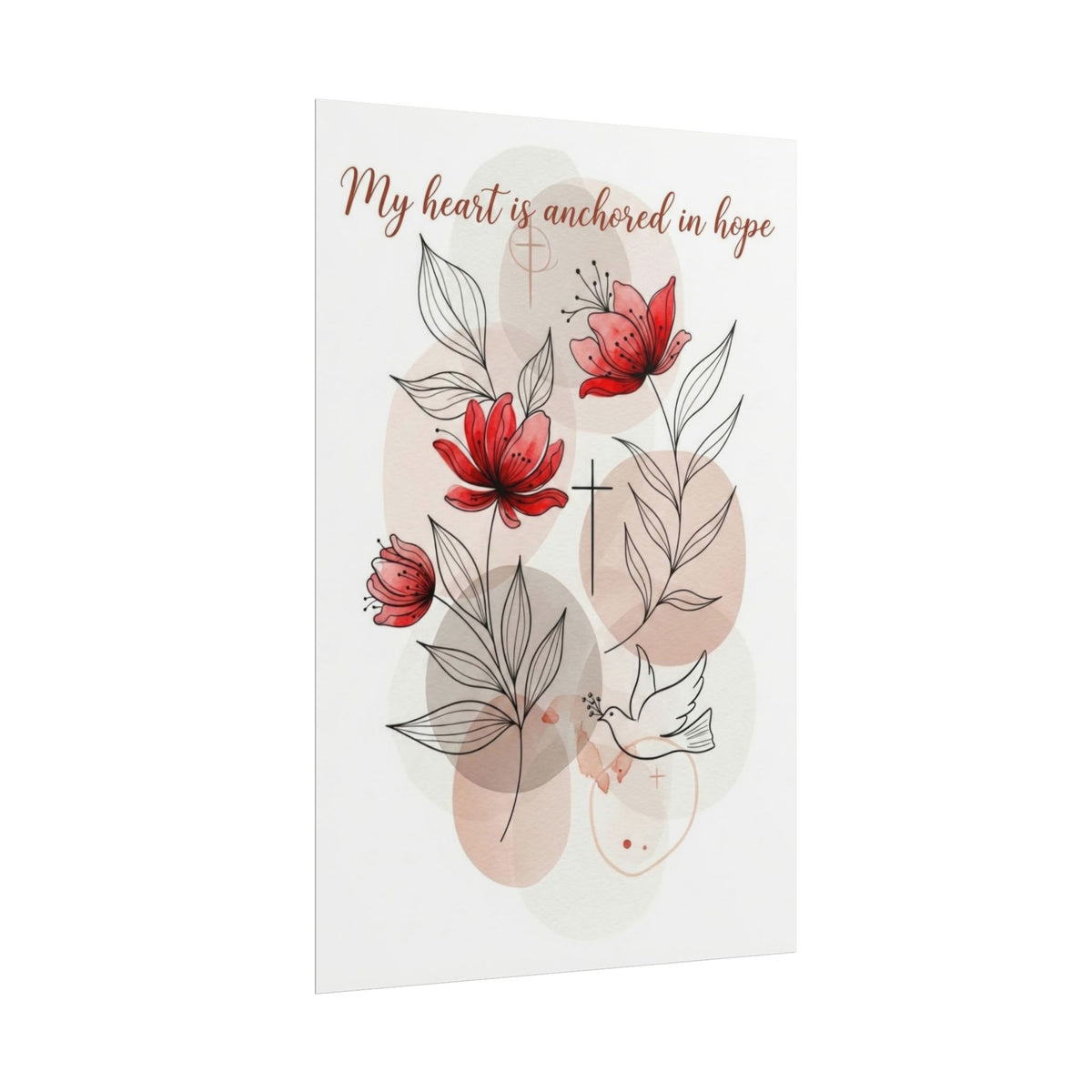 My Heart Is Anchored in Hope - Art Print