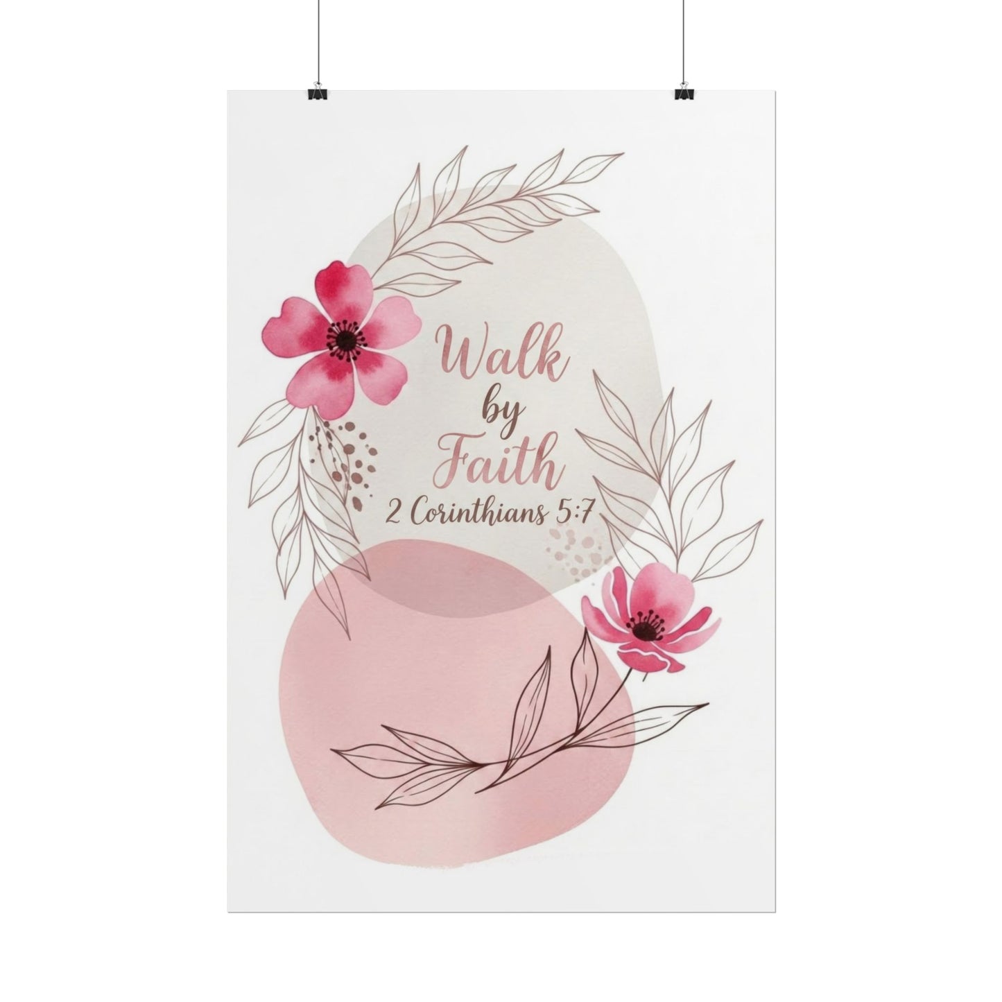Walk by Faith - Christian Art Print