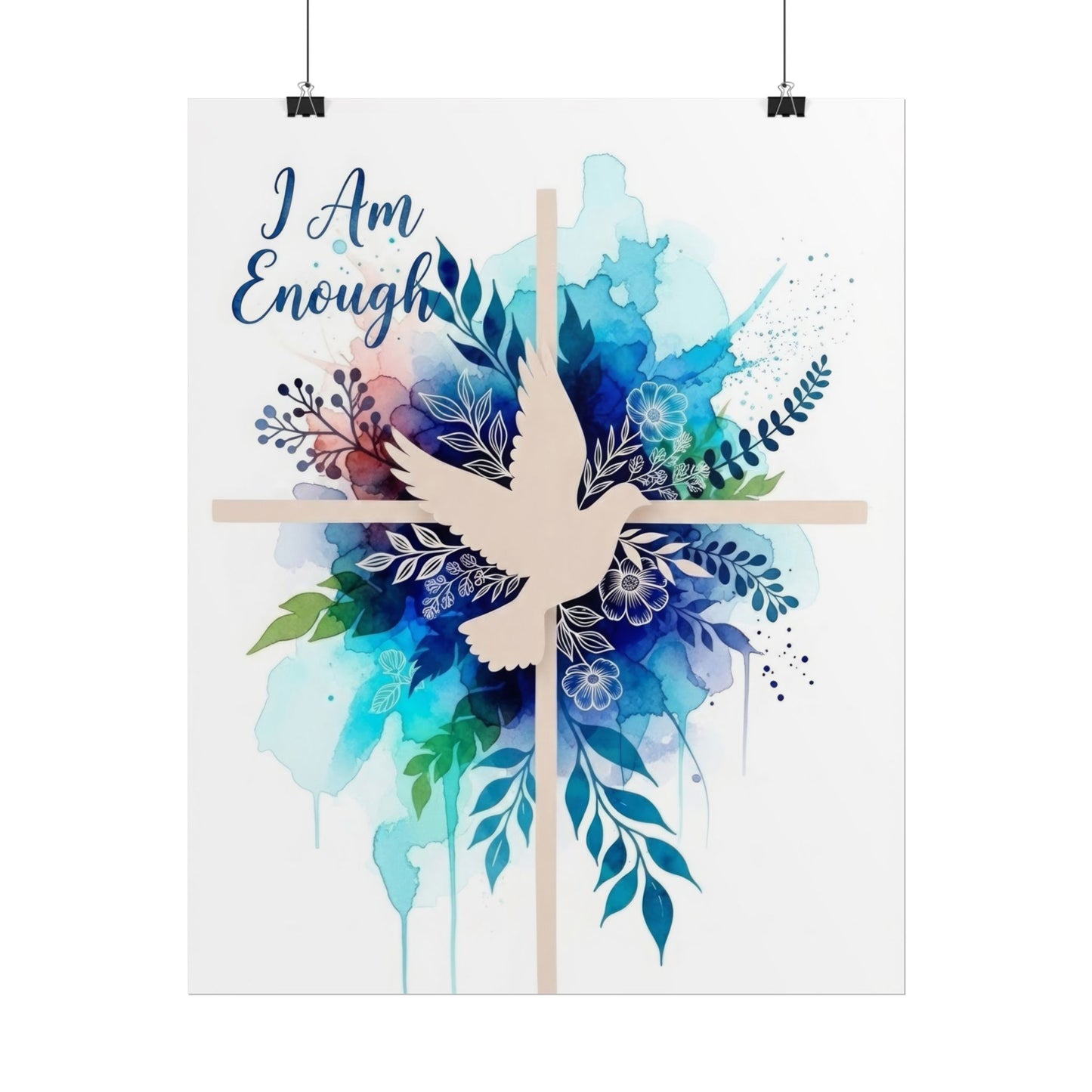I Am Enough - Christian Art Print