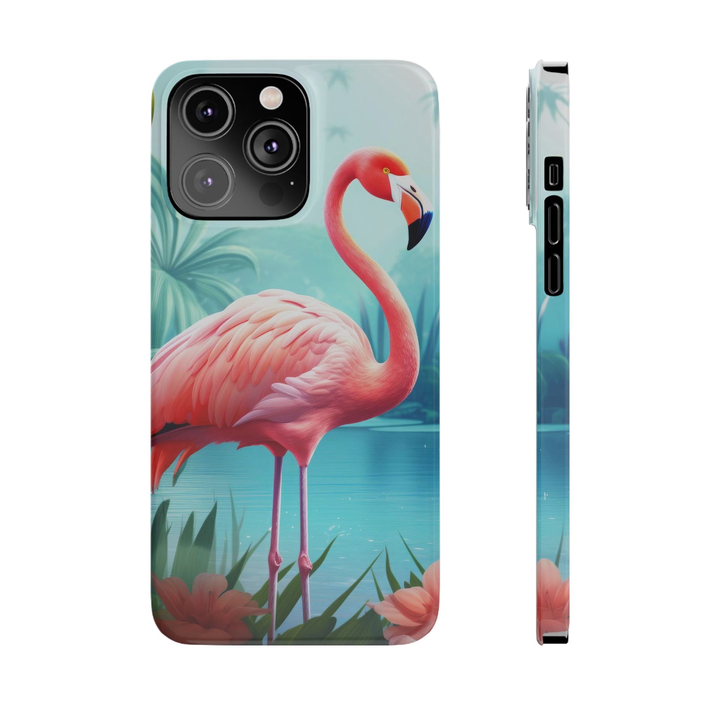 Pink Flamingo - iPhone Case