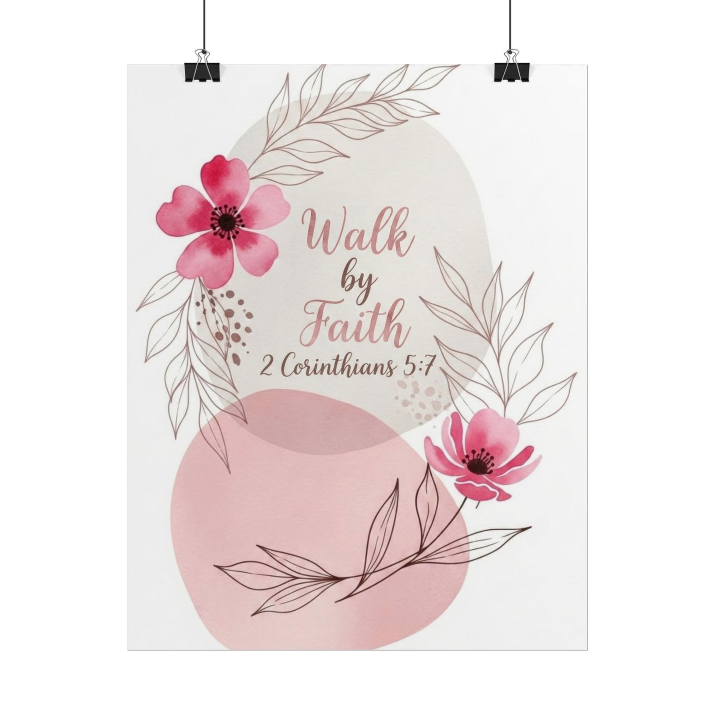 Walk by Faith - Christian Art Print