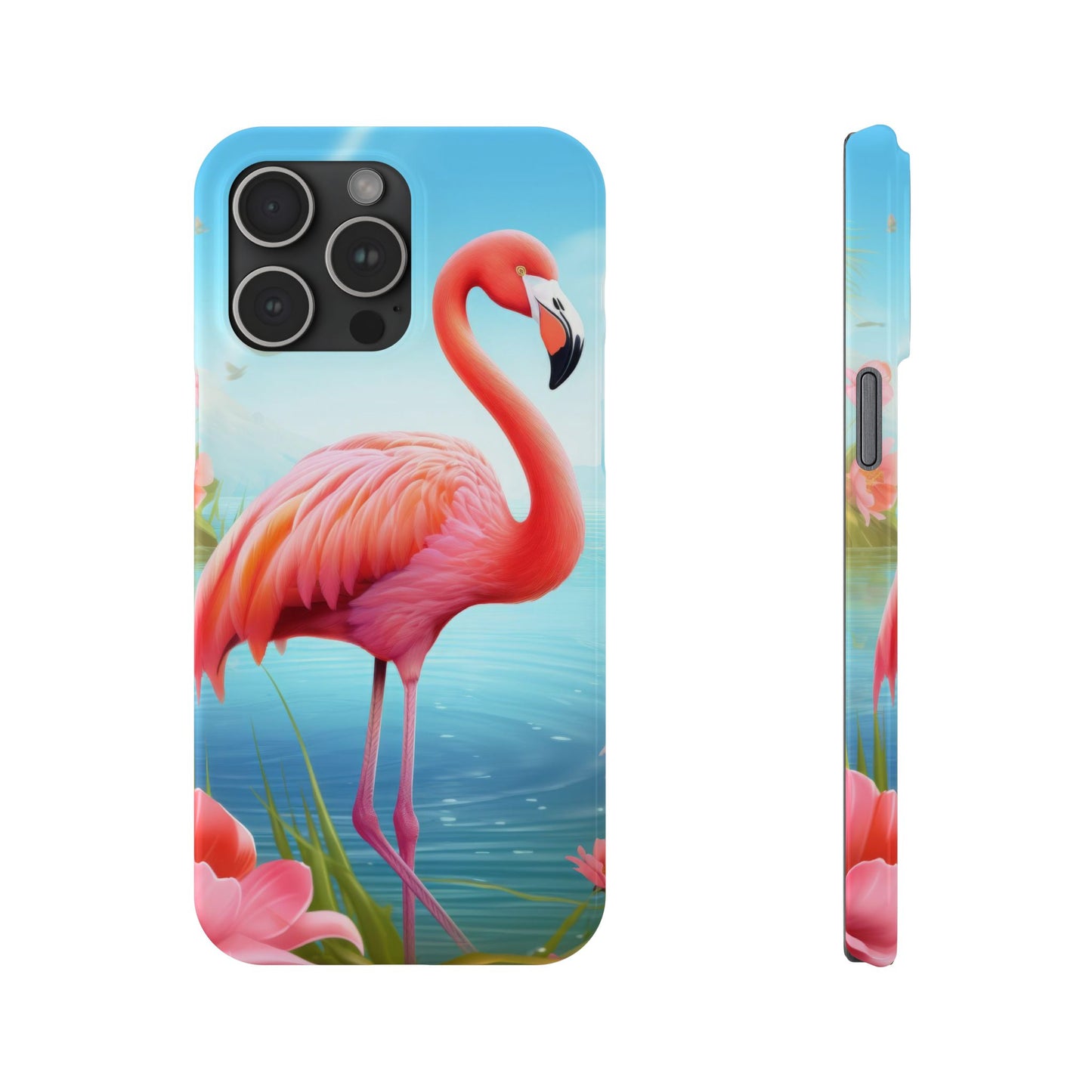 Tropical Flamingo - iPhone Case