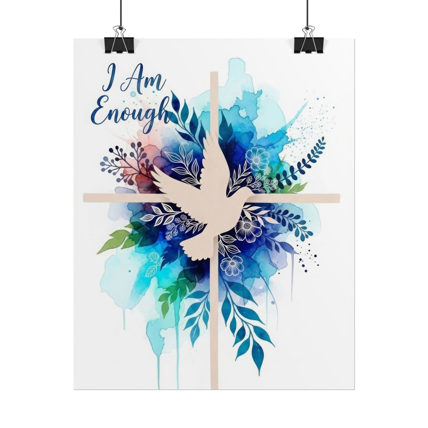 I Am Enough - Christian Art Print