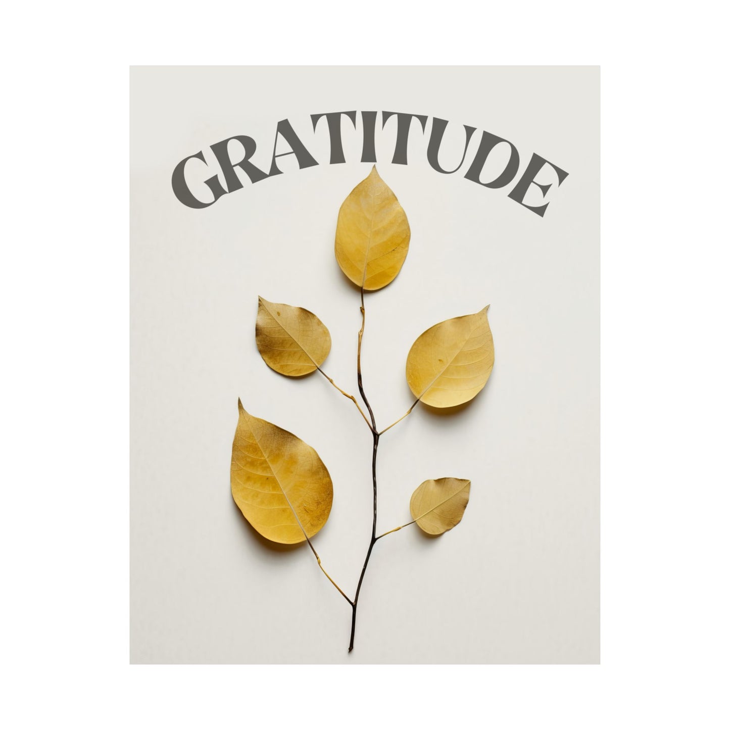 Gratitude – Botanical Art Print