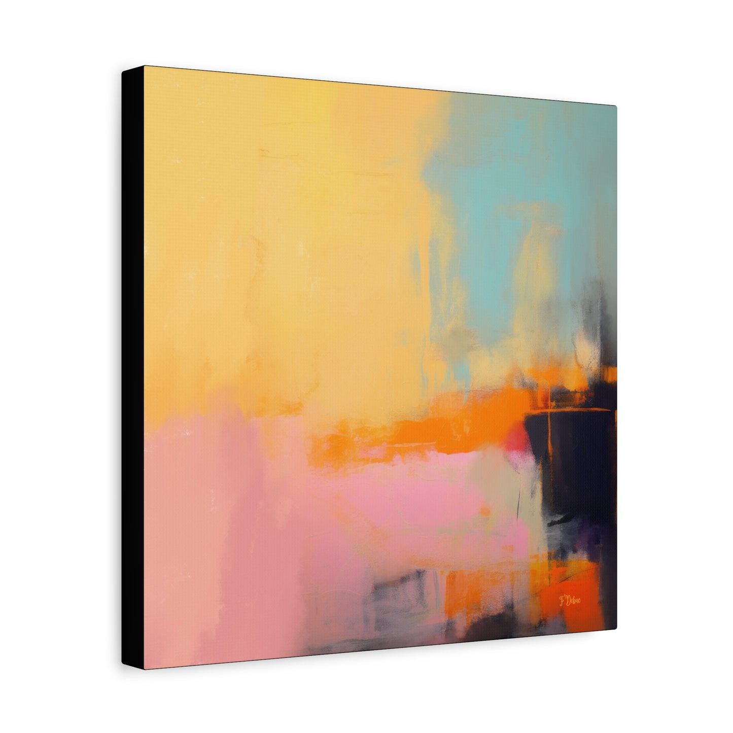 Yellow Symphony – Modern Abstract Painting