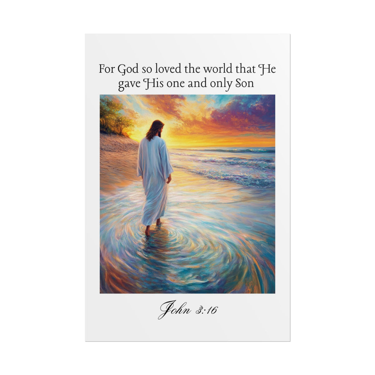 For God So Loved - Art Print