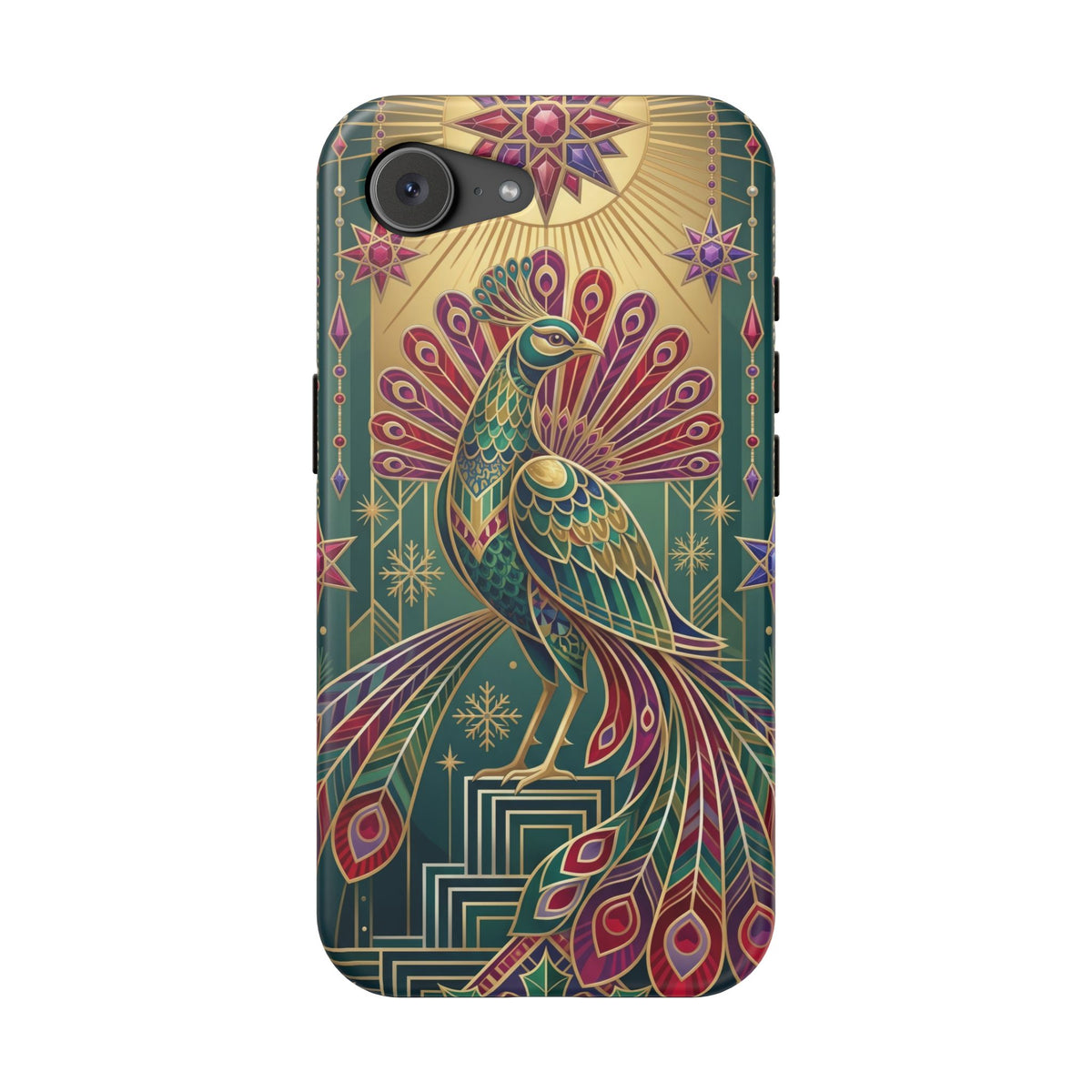 Art Deco Peacock - Magnetic iPhone Case