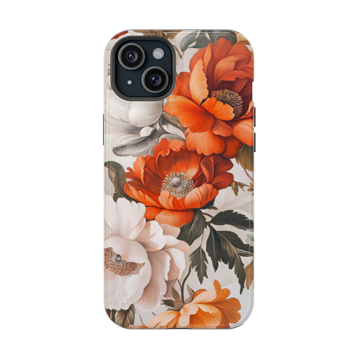 Vintage Peony Bloom - Magnetic iPhone Case