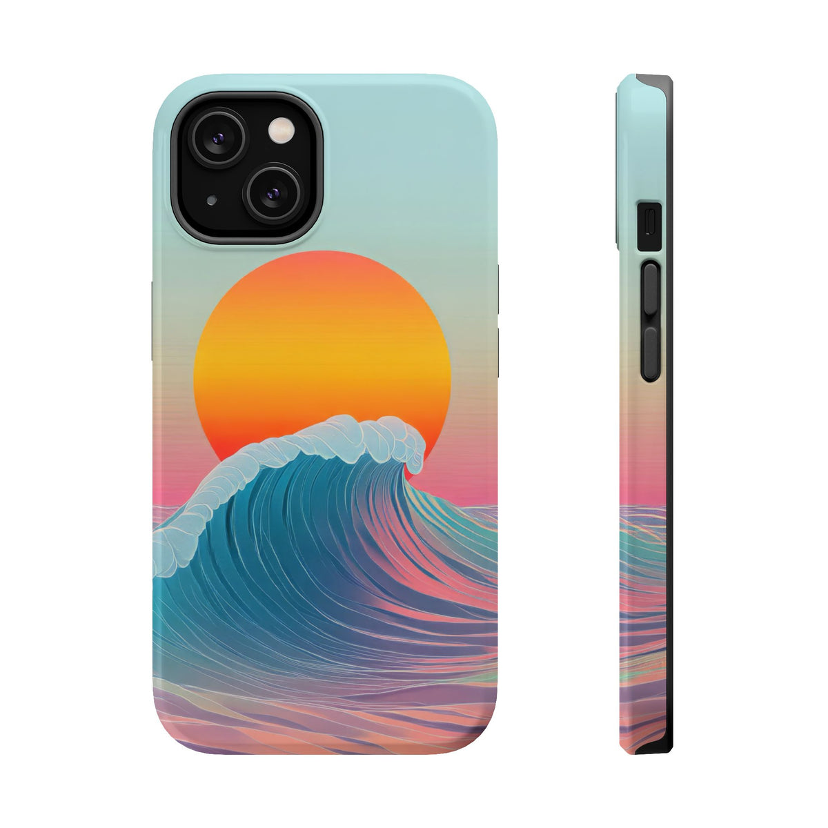 Sunset Wave - Magnetic iPhone Case