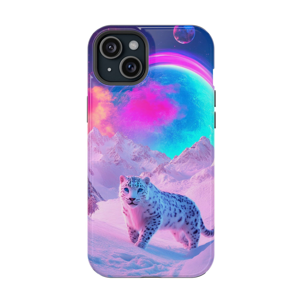 Snow Leopard - Magnetic iPhone Case