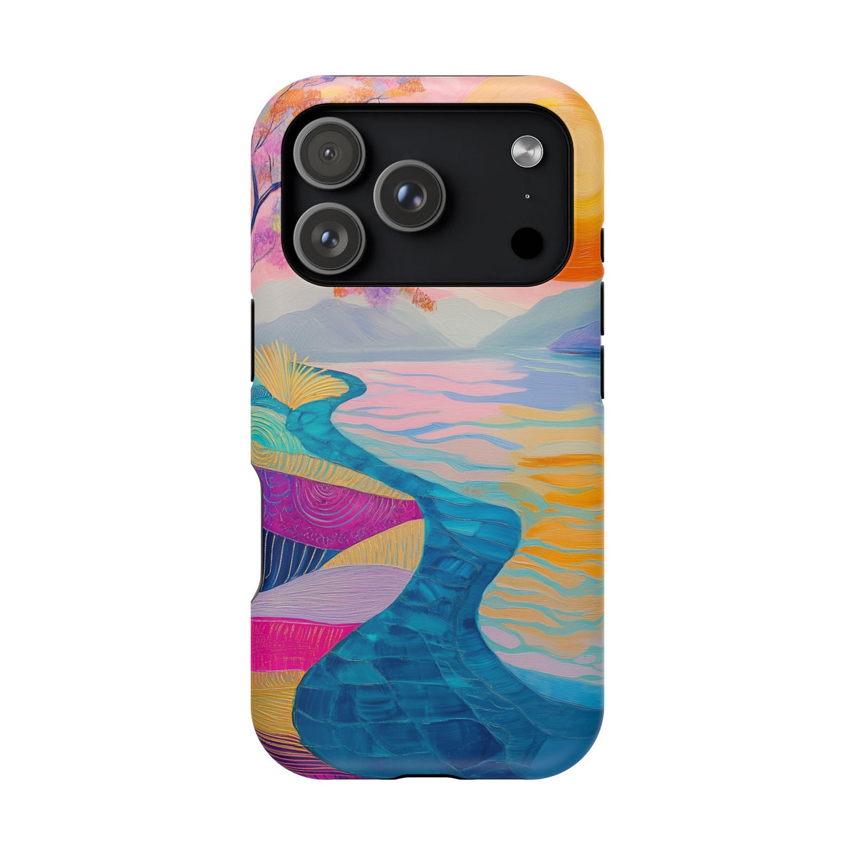 Sunset River - Magnetic iPhone Case