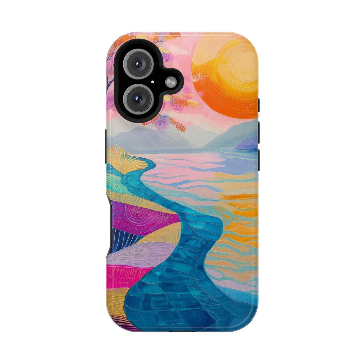 Sunset River - Magnetic iPhone Case
