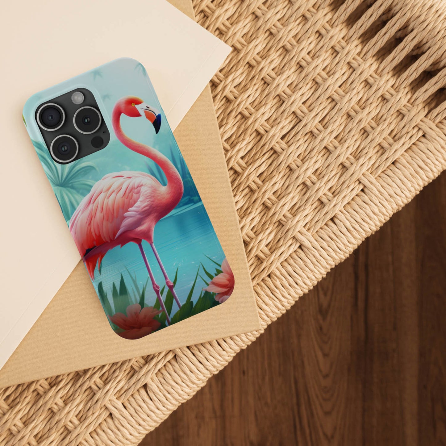 Pink Flamingo - iPhone Case