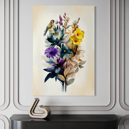 Serenade in Bloom - Canvas Wall Art