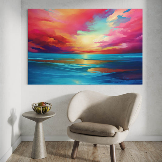 Turquoises Tides - Canvas Wall Art