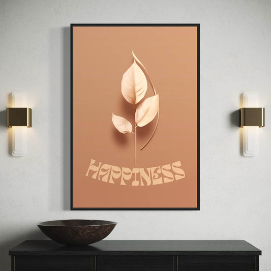 Happiness – Floral Art Print