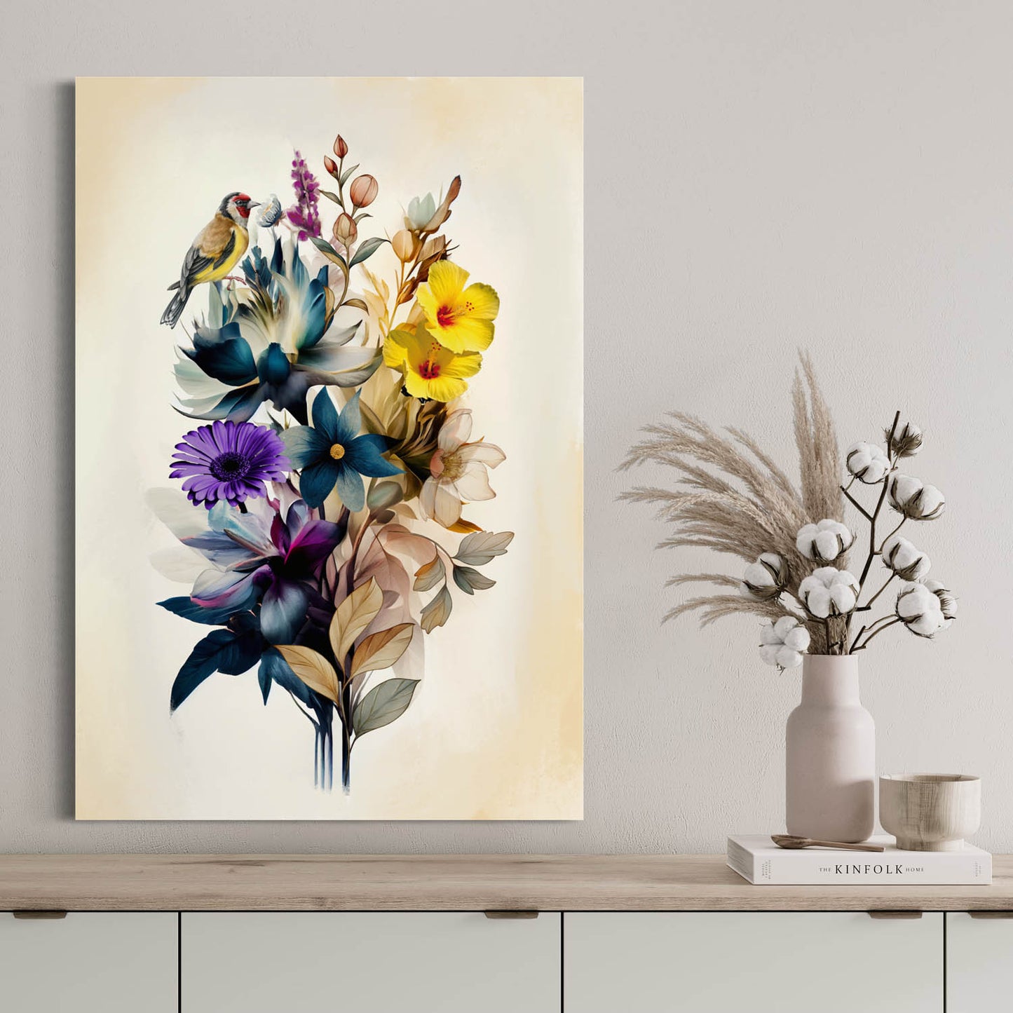 Serenade in Bloom - Canvas Wall Art