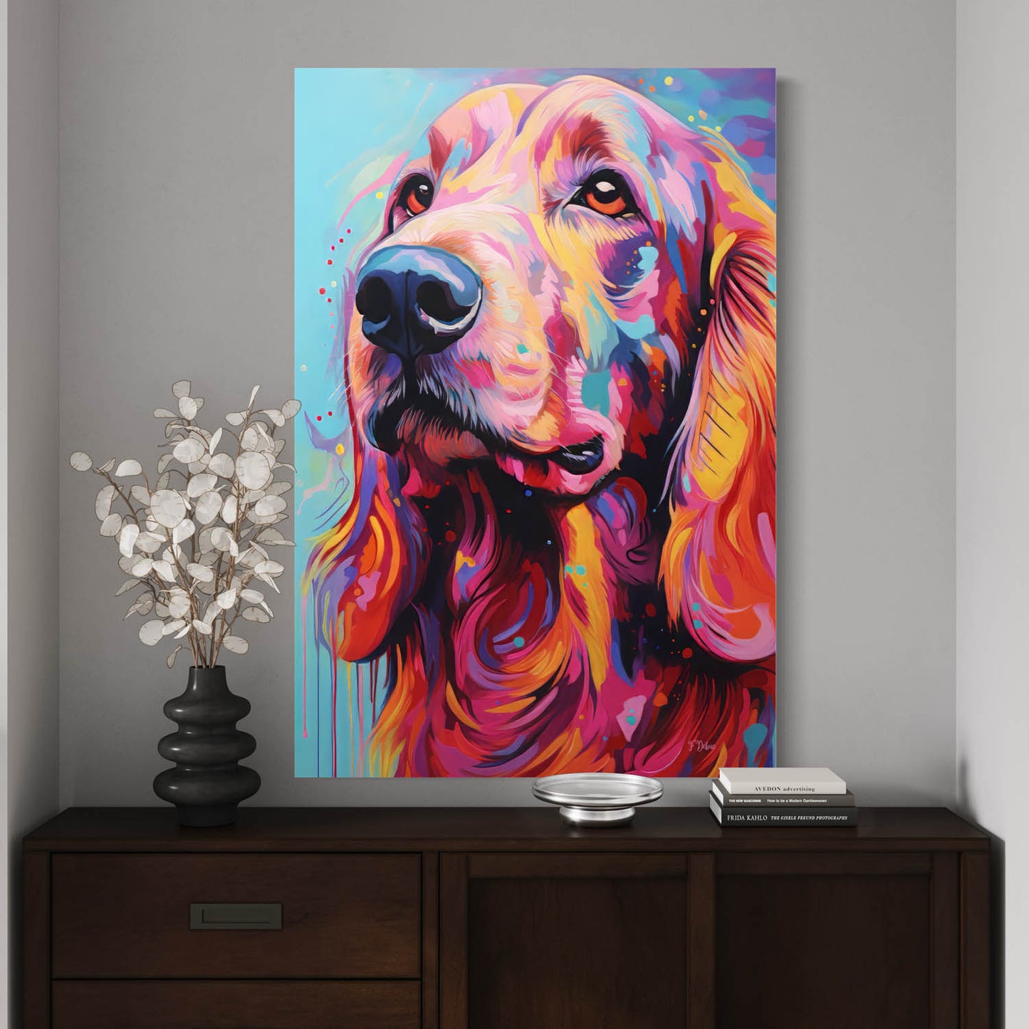 Basset Hound Dog - Canvas Wall Art