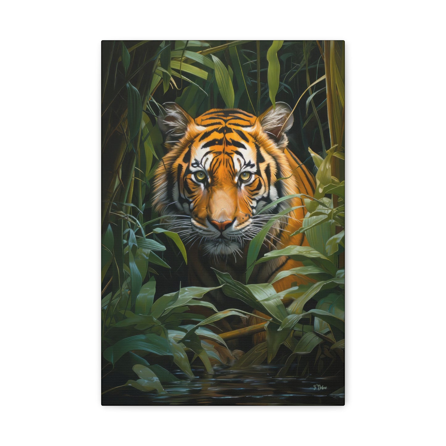 Ferocious Tiger - Canvas Wall Art