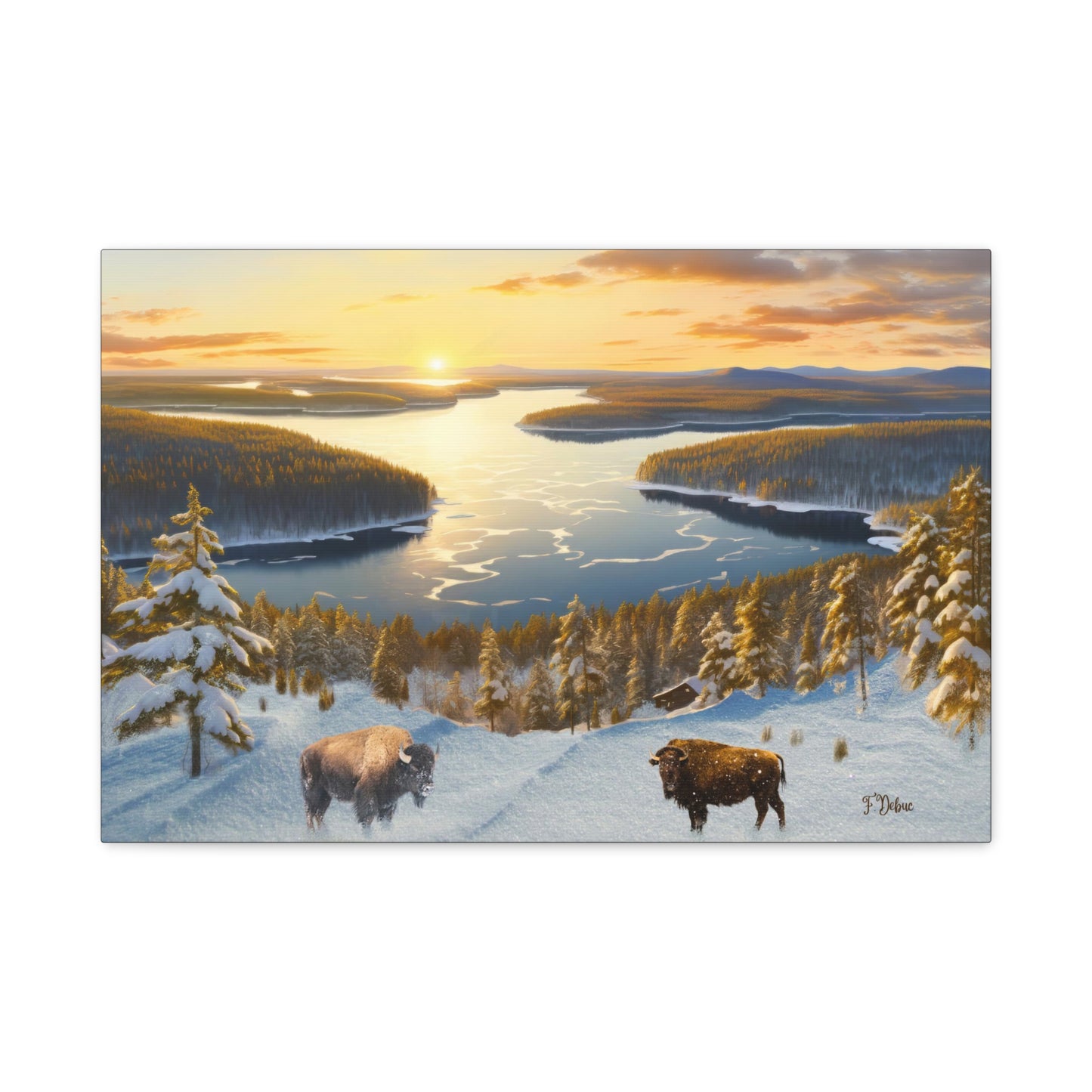 Serene Sunrise - Canvas Wall Art