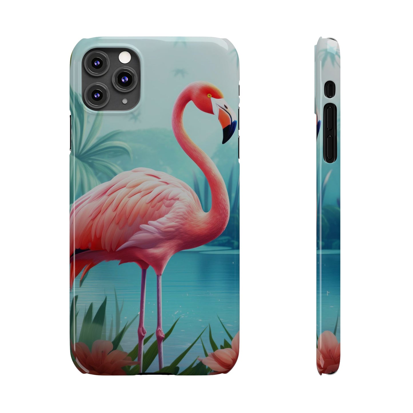 Pink Flamingo - iPhone Case