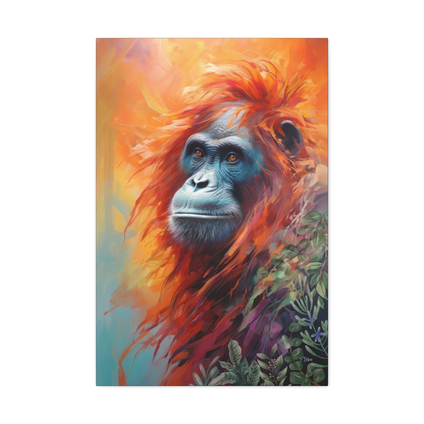 Agile Orangutan - Canvas Wall Art