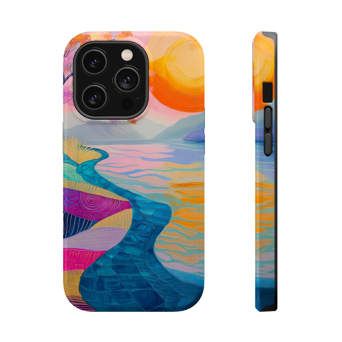 Sunset River - Magnetic iPhone Case