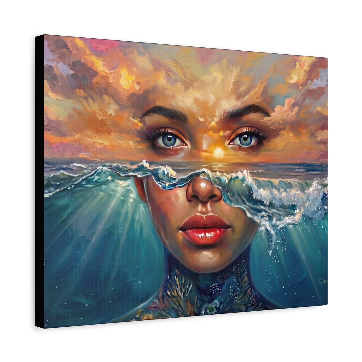 Ocean Goddess - Canvas Wall Art