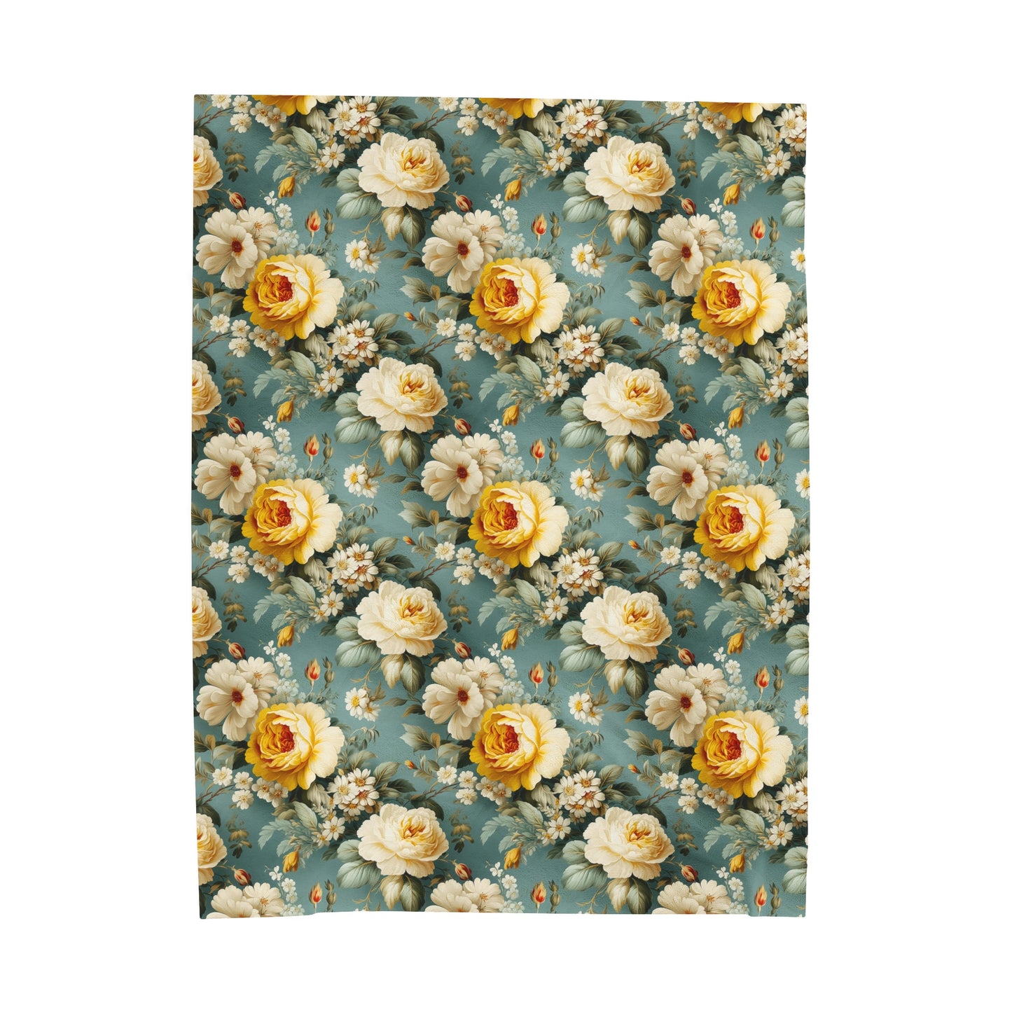 Charming Floral Throw Blanket