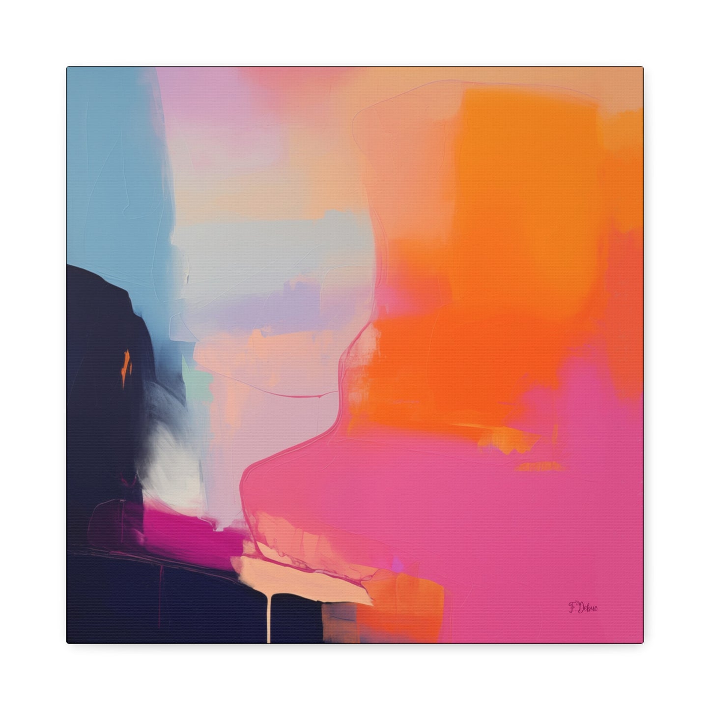 Color Surge – Expressionist Canvas Art