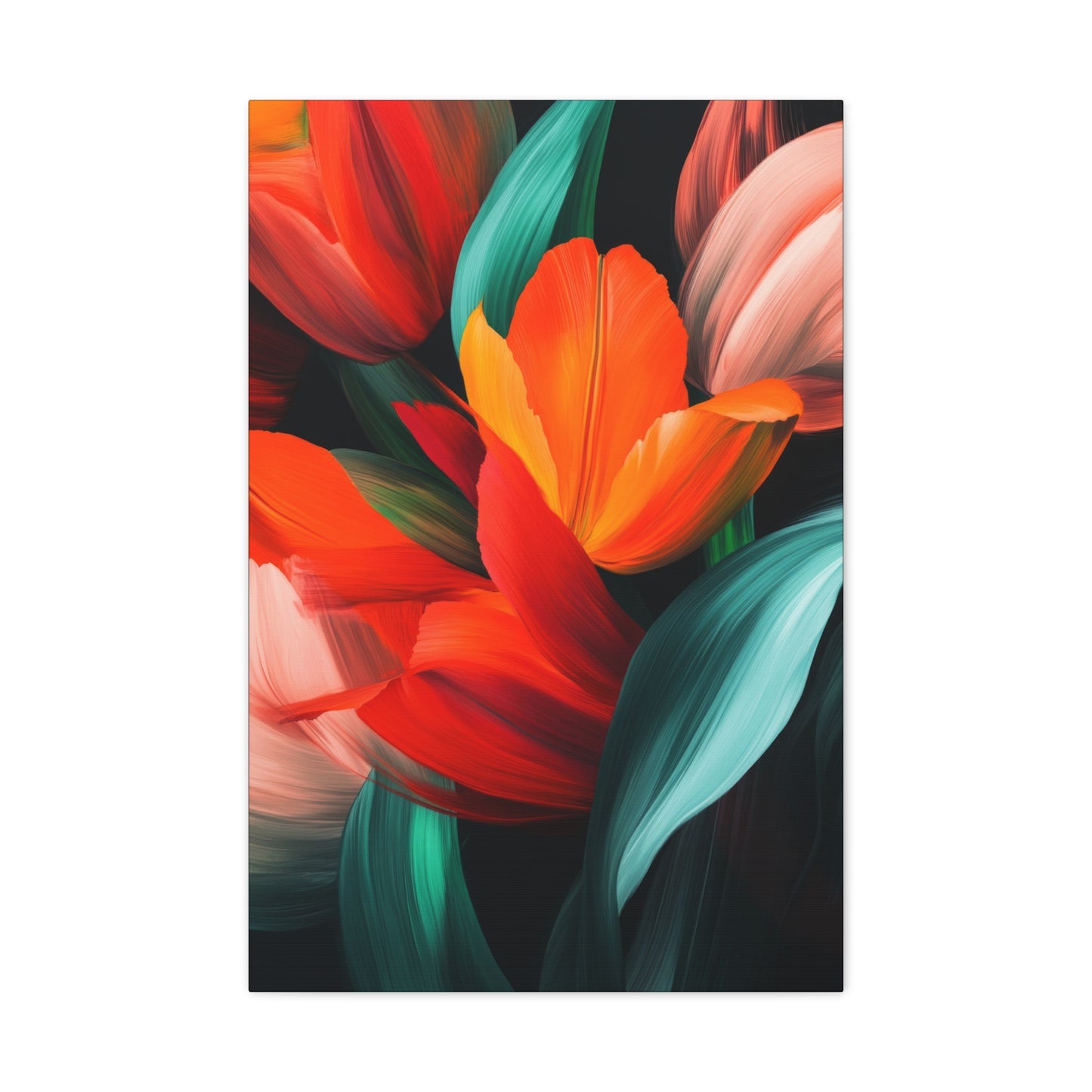 Golden Bloom - Canvas Wall Art