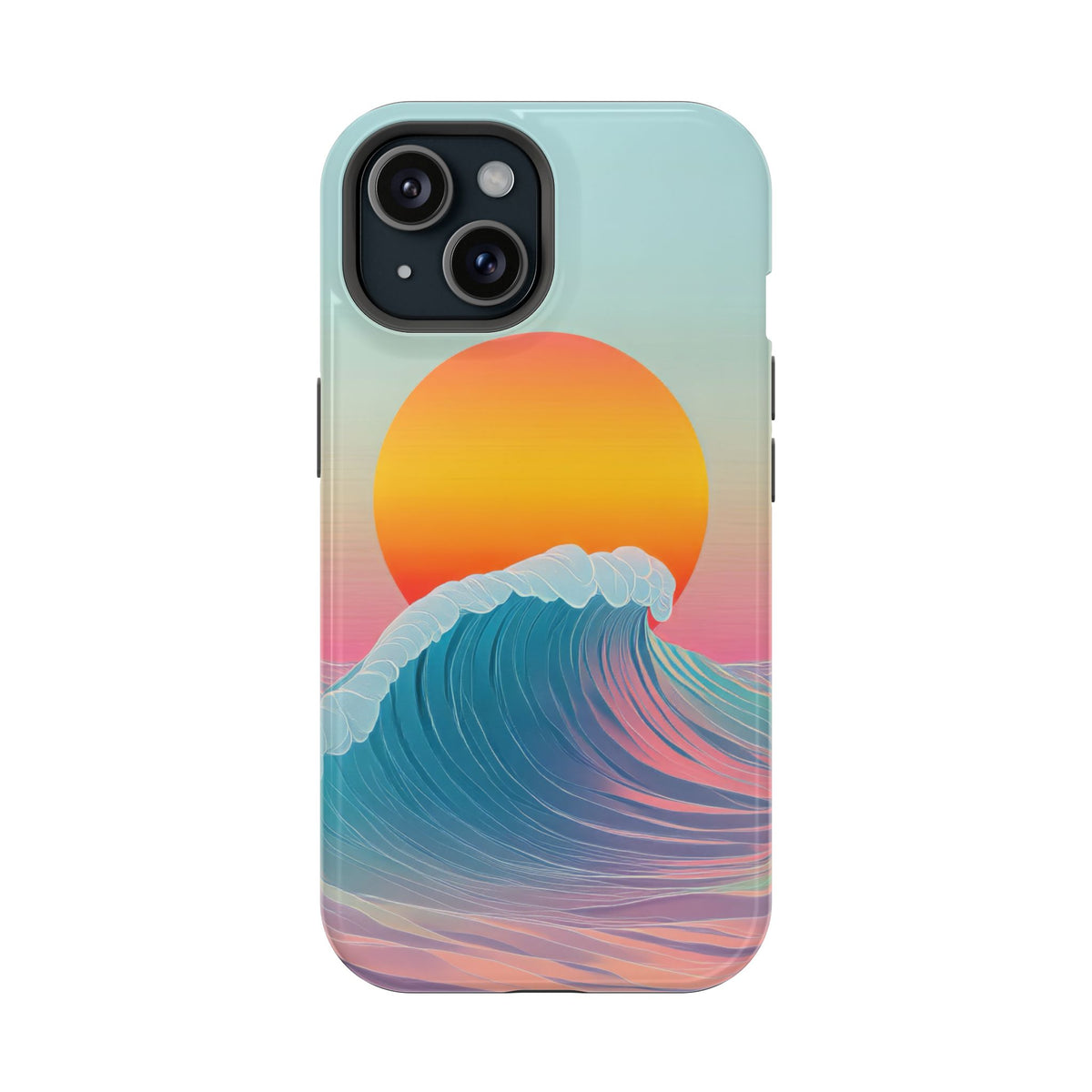 Sunset Wave - Magnetic iPhone Case