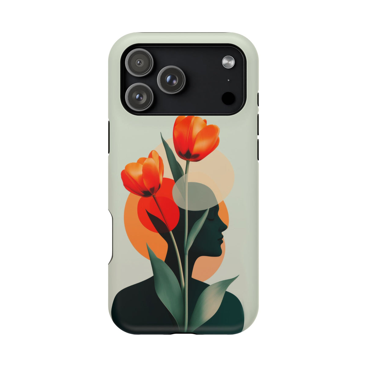 Tulip Silhouette - Magnetic iPhone Case