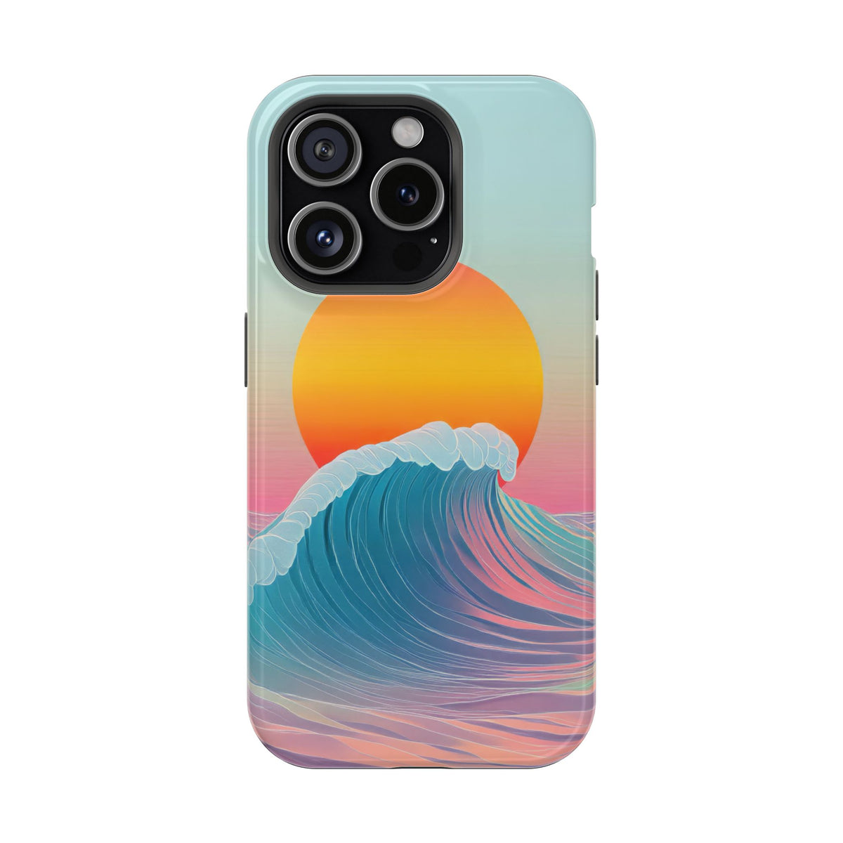 Sunset Wave - Magnetic iPhone Case