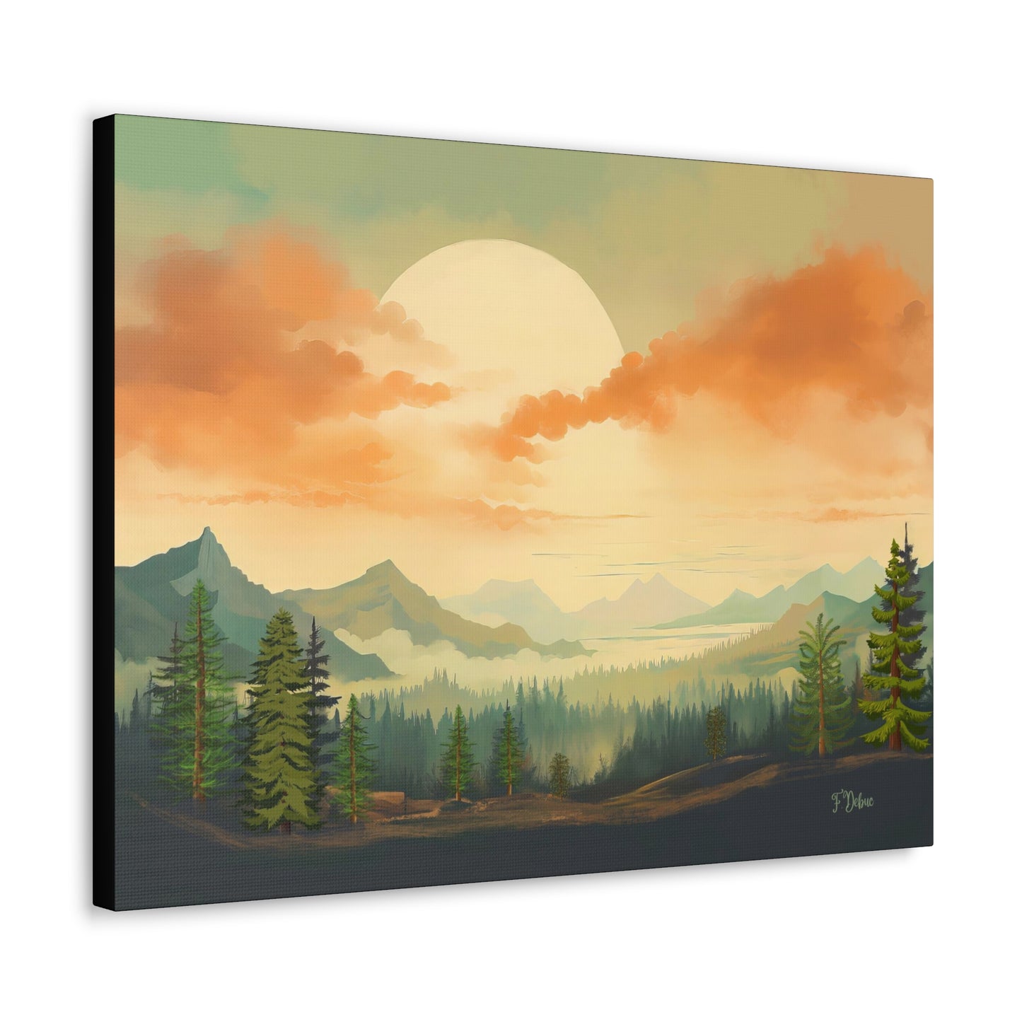 Whispering Pines - Canvas Art Print