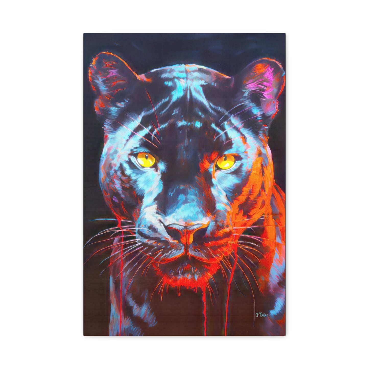 Stealthy Panther - Canvas Wall Art