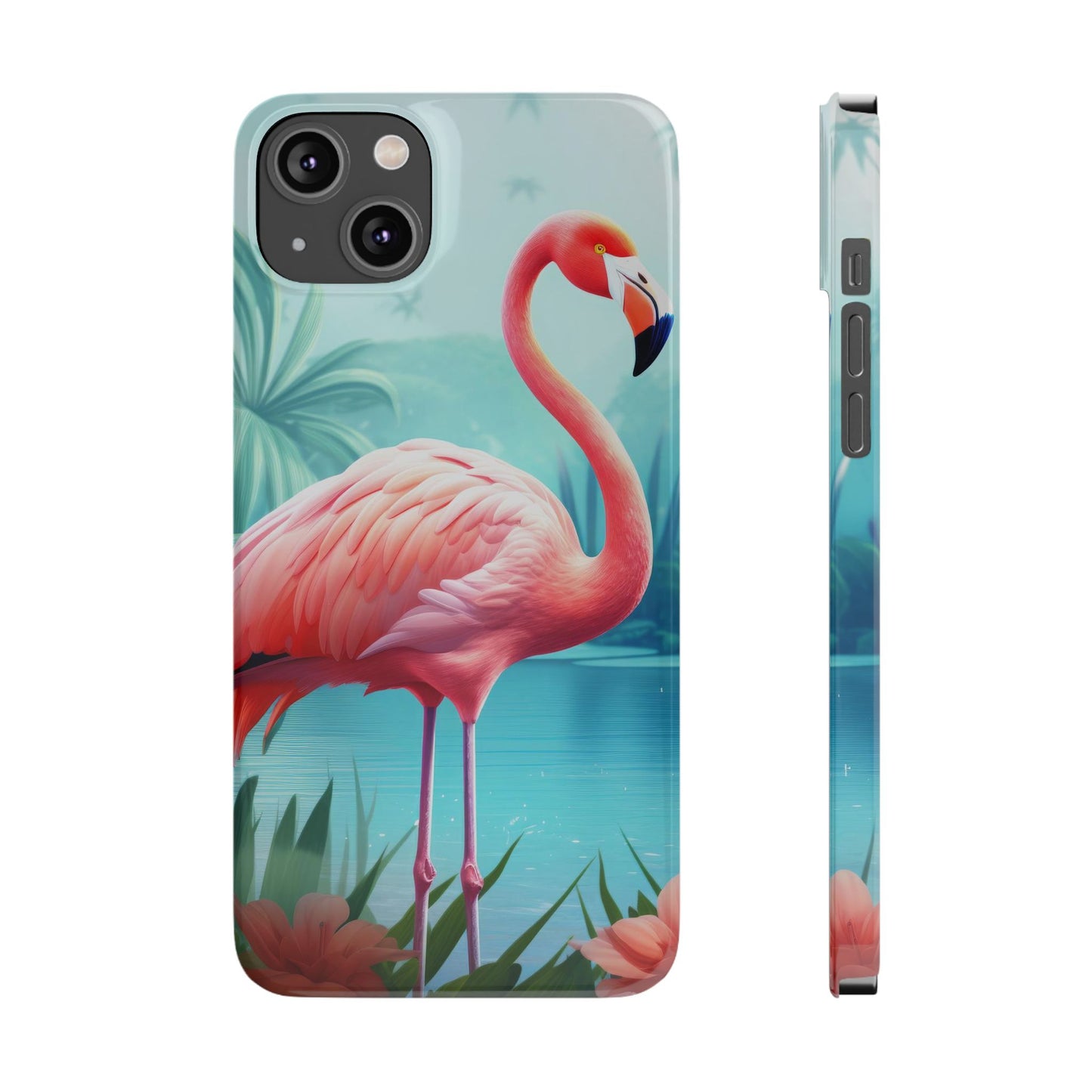 Pink Flamingo - iPhone Case