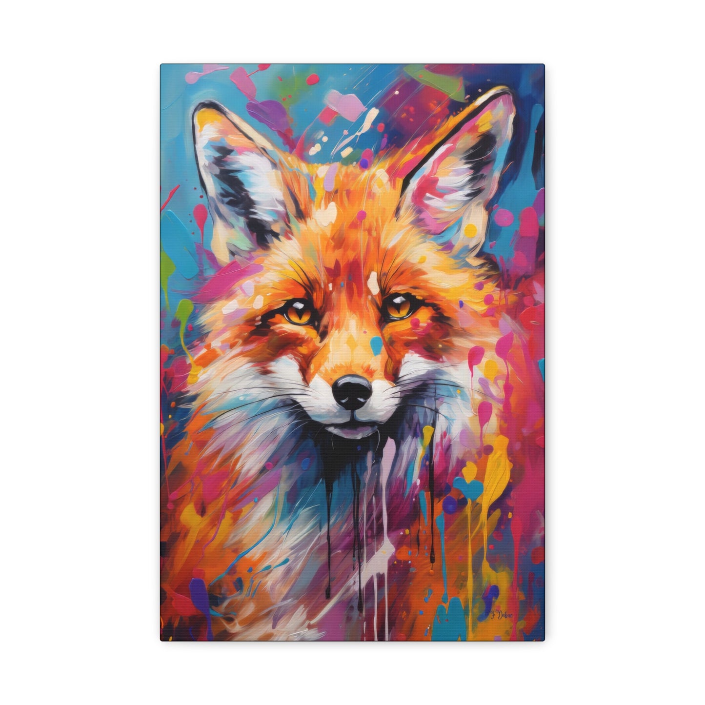 Mystical Fox - Canvas Wall Art