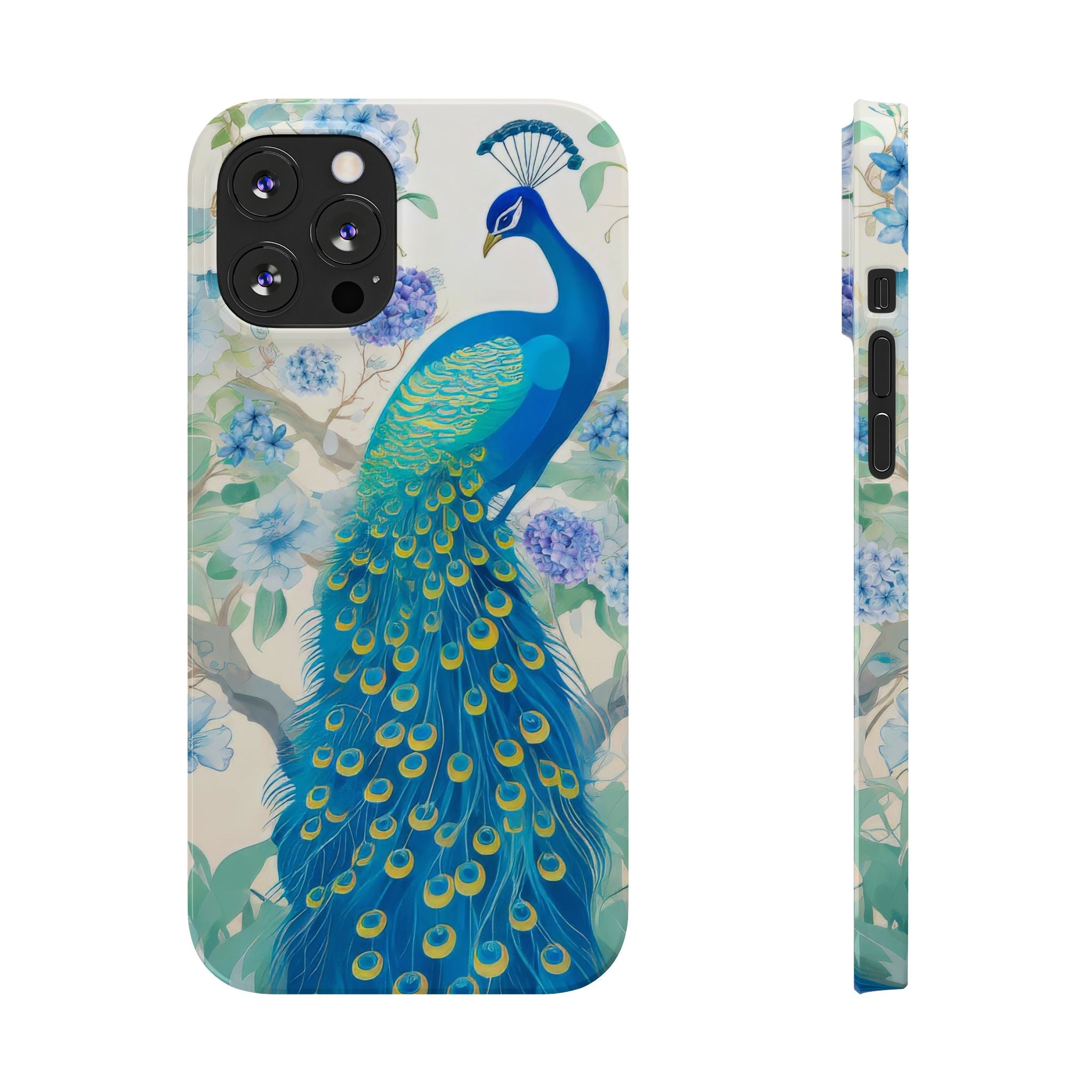Elegant Peacock iPhone Case: Artistic Phone Case – Francoise Studio